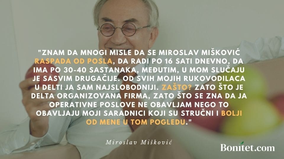 9 izjava Miroslava Miškovića za 30 godina na čelu Delte