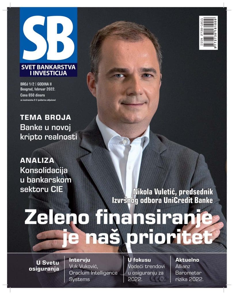 Zeleno finansiranje je na&scaron; prioritet