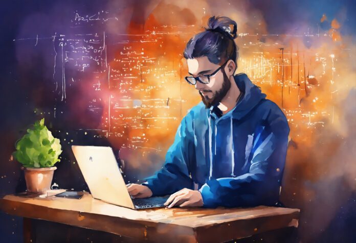 kompjuteras kodiranje laptop