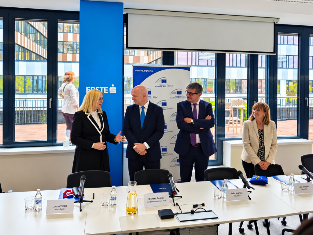 Potpisan sporazum EIB-a i Erste Banke vredan 22 miliona eura za podr&scaron;ku digitalnim i zelenim projektima