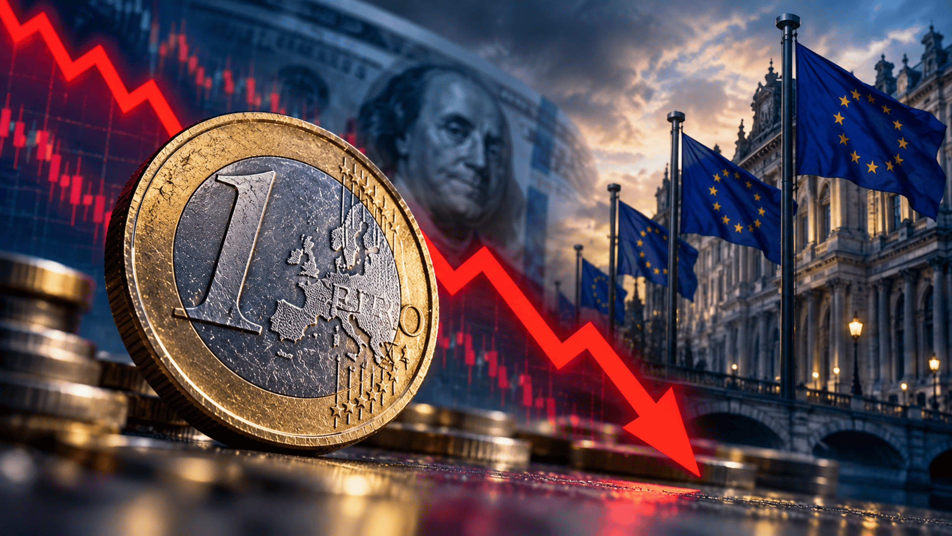Evro pao na najniži nivo za 17 meseci: Problem više nije samo kurs dolara