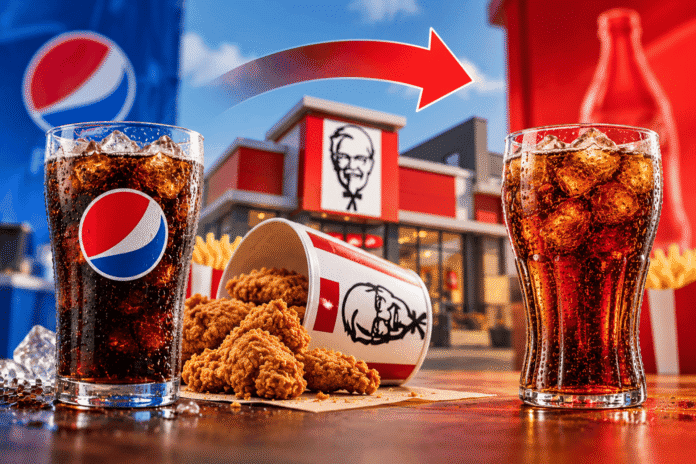 Pepsi, Coca-Cola, KFC